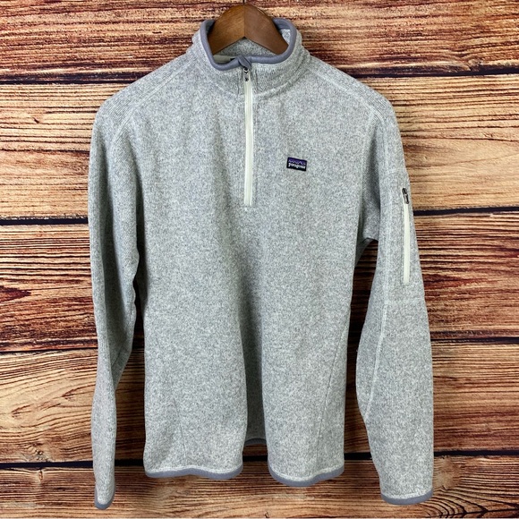 Vintage Patagonia Birch White Better Sweater 1/4 Zip - Picture 1 of 7